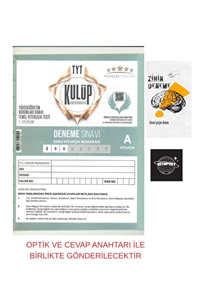 Fenomen Yayıncılık BİLGİSARMAL KULÜP TYT KURUMSAL DENEME+ZİHİNDENEME/NO13