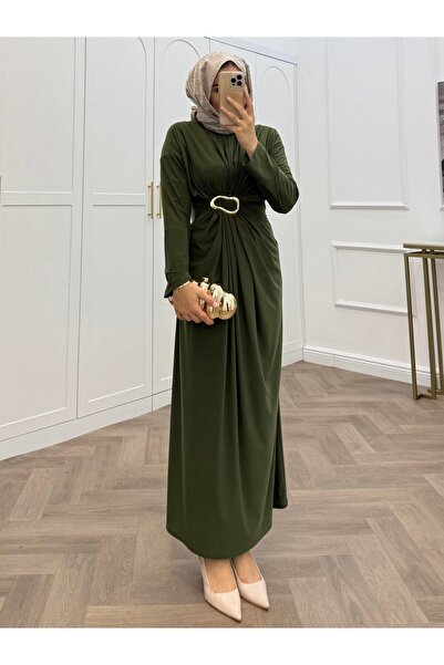 bezenstore GOLD TOKALI SANDY ELBİSE