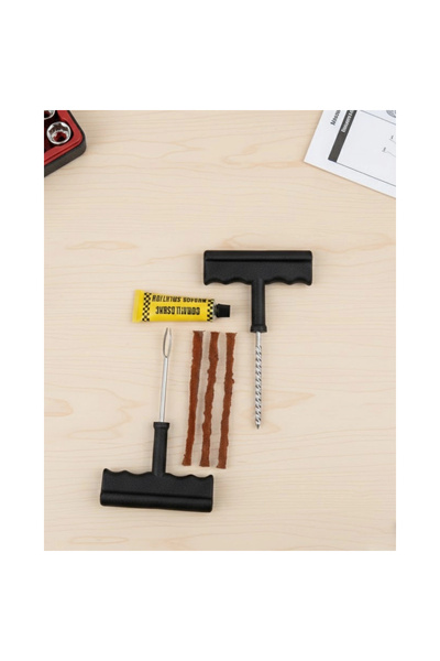 byhodi مجموعة أدوات إصلاح الإطارات بدون الحاجة إلى خدمة ماكينة الإصلاح، مكونة...