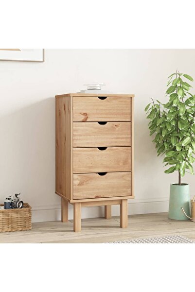 Concept Comodă cu sertar, 46x39,5x90 cm, lemn masiv de pin