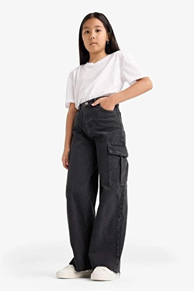 DeFacto E7323A8 Pantaloni din denim pentru fete