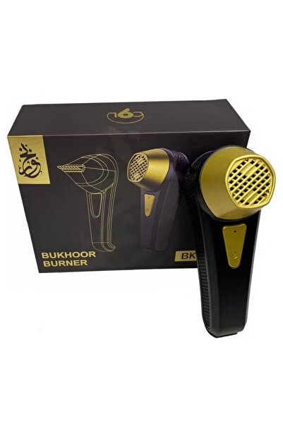 Chinastore Bukhoor Rechargeable Incense Burner, Black and Gold, USB Charging,...