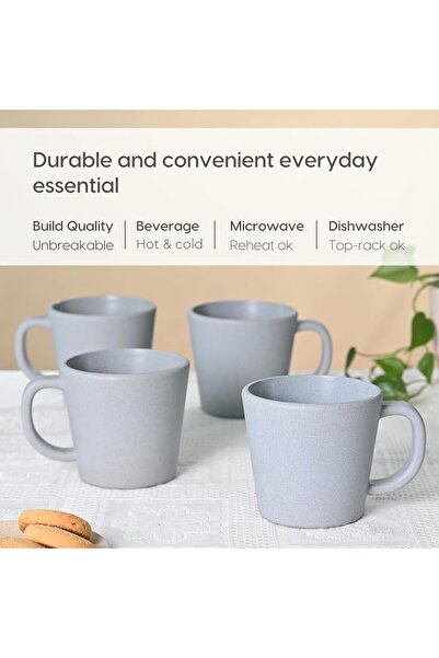 EHA كوب ماجستيك صديق للبيئة | مصنوع من قشر الأرز | آمن للاستخدام في الميكرووي...