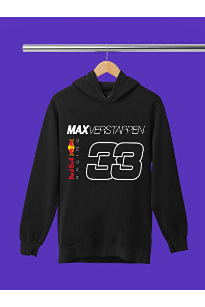 MAGORS Max Verstappen Printed 3-Yarn Quality Soft Texture Hooded F1 Kids Swea...