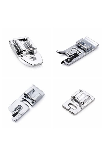 ALBERTOS Ev Tipi Aile Dikiş Makinesi 4’lü Ayak Seti Nervür, Gizli Fermuar, Kı...