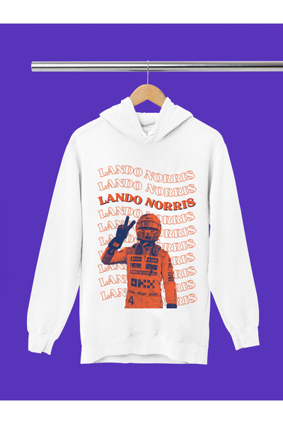 MAGORS Lando Norris Printed 3-Yarn Quality Soft Texture Hooded F1 Kids Sweats...