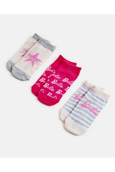 REDTAG Girls Assorted Ankle Length Socks (3Pairs)