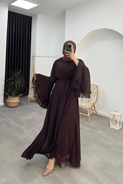 Kübra Aydıns Duha Elbise-Acıkahve