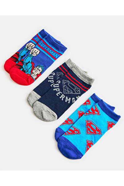 REDTAG Boys Assorted Ankle Length Socks (3 Pairs)