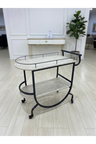 BEC22 Modern two-tier serving trolley - with a stylish, contemporary design