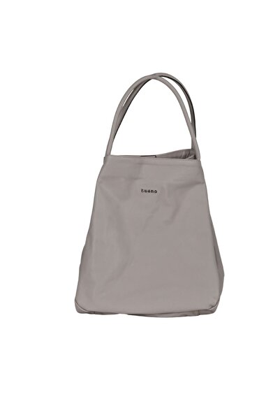 BUENO Shoes Gray Leather Women's Shoulder Bag 01Wb0014
