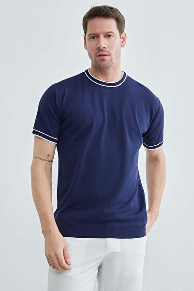 Fulla Moda تي شيرت تريكو برقبة دائرية من بييلي بيسكل