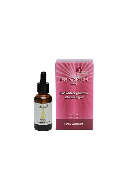 Skin Doctor عبوة كومبو تحتوي على 60 كبسولة جلوتاثيون سي وسيروم فيتامين إي للو...