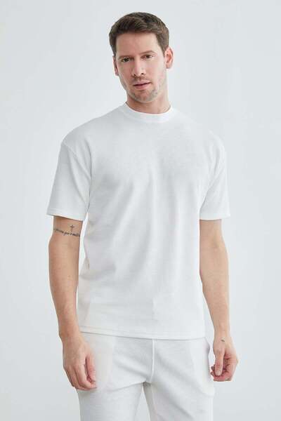 Fulla Moda تي شيرت مضلع برقبة دائرية