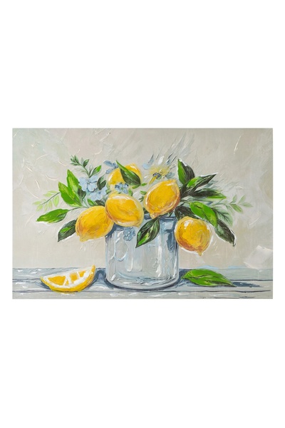 Mudo Concept ZITRONE YAĞLI BOYA TABLO 60X90 CM