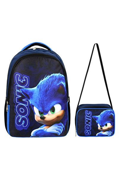 Roxy Sonic Baskılı Su geçirmez İlkokul Sırt Çantası ve Beslenme Seti