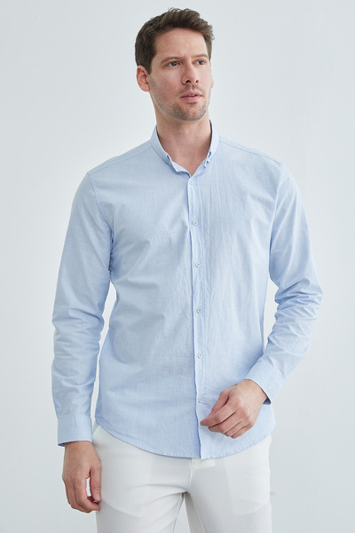 Fulla Moda Cămașă cu nasturi în dungi