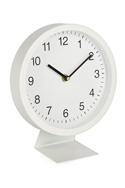 Bizzotto Ceas de masă alb-negru Valentin 20x8,7x24 cm