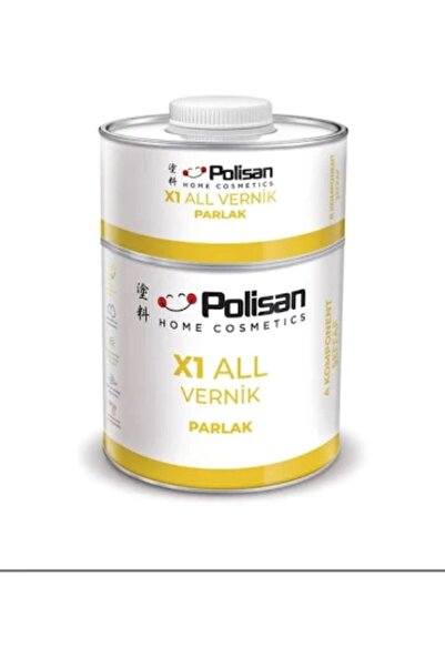 Polisan X1 All Vernik Şeffaf Parlak 600G