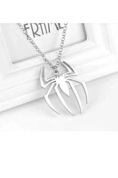 Yuchicly Spider Figured Necklace – Unisex Design with Metal Chain