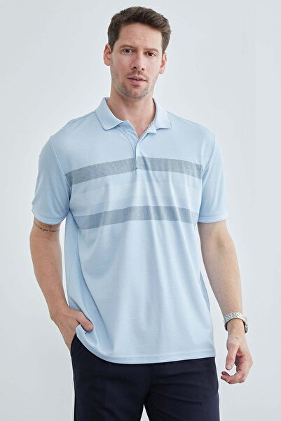 Fulla Moda تي شيرت بياقة بولو مخططة وأزرار