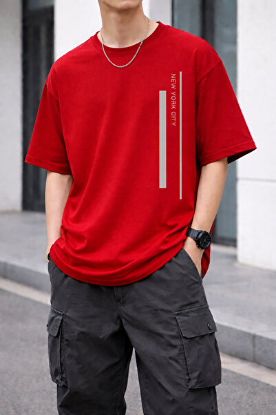 ArtYus New York City Printed Cotton Relaxed Fit Round Neck Unisex T-Shirt