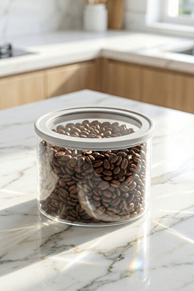 ACAR Mirage Borosilicate Glass Jar Gray - 750 ml