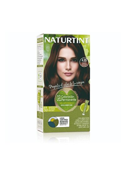 NATURTINT Vopsea permanenta pentru par fara amoniac 4.35 marron capuccino int...