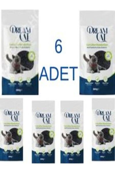 Dream Cat Aktif Karbonlu Kedi Kumu Koku Giderici 200 Gr aktif karbon, one siz...