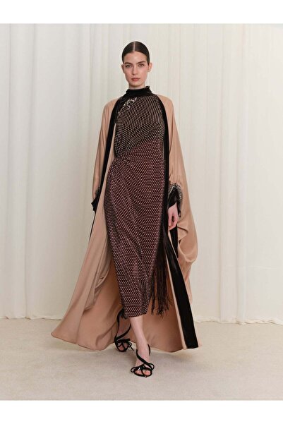 BAQA Kolda İşleme Detaylı Abaya