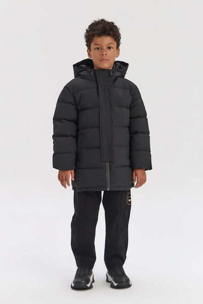 Nebbati Boy Black Coat