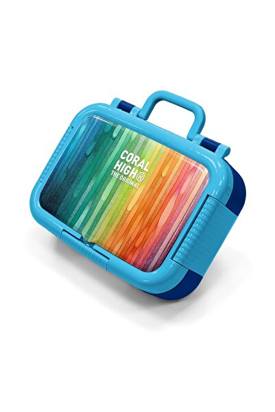 Coral High Παιδικό δοχείο φαγητού από ανοξείδωτο ατσάλι σε μπλε ναυτικό χρώμα...