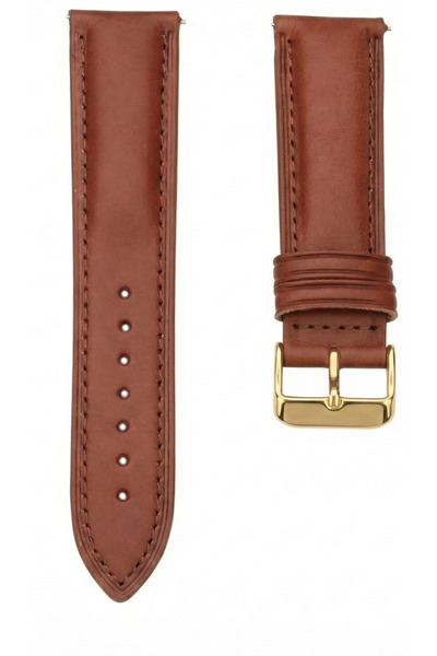 Onywatch 20 mm Leather Watch Band with Gold Buckle 20 mm Band Gold 20 mm Watc...