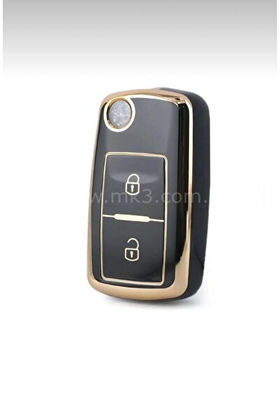 ÖZEN KEYS Jetta Golf 5 Golf 6 Scirocco Polo Caddy Transporter Nano Black Gold...