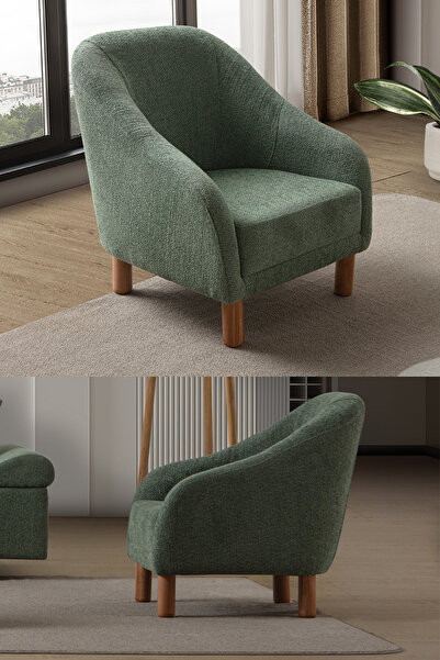 indes home Armada Berjer Yeşil Tekli Koltuk