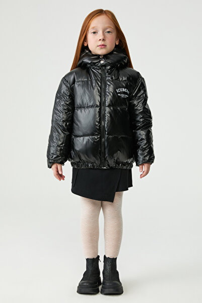 Iceberg Girl Black Coat