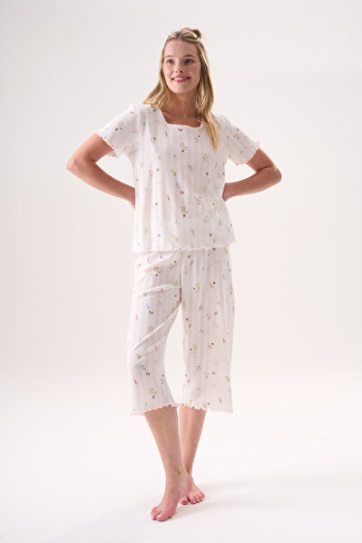 Etoile Γυναικείο σετ κάπρι με κοντά μανίκια από 100% βαμβάκι 26406
