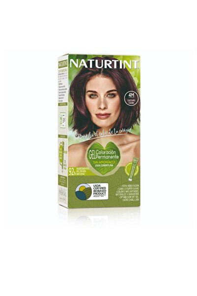 NATURTINT Vopsea permanenta pentru par fara amoniac 4M castano caoba 170 ml