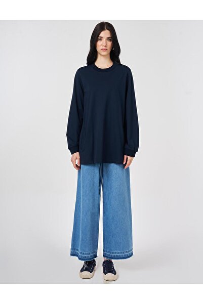 Kayra Sıfır Yaka Örme Sweatshirt 70015