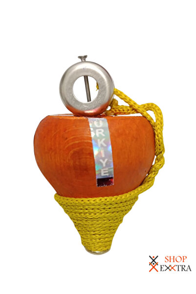 shopExxtra Nostaljik İpli Ahşap Topaç - Canlı Renk Seçenekli