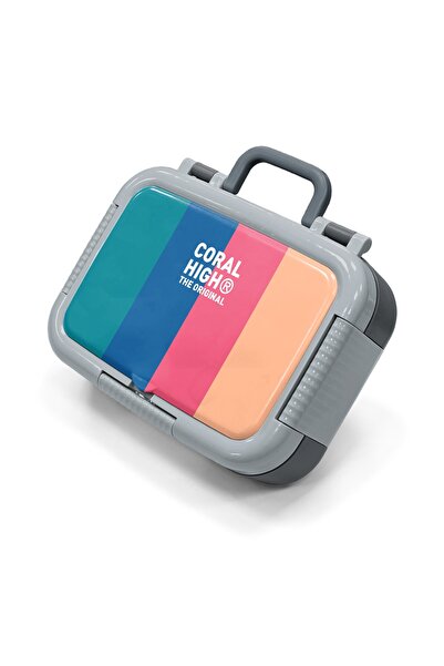 Coral High Παιδικό δοχείο φαγητού από ανοξείδωτο ατσάλι με πολύχρωμα σχέδια κ...