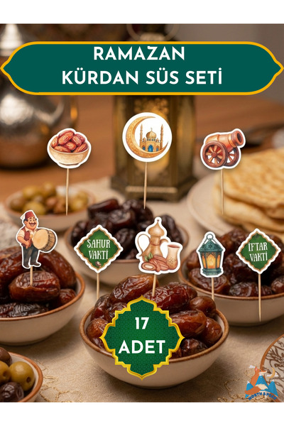 north&peak 17'li Ramazan Sofrası Dekoratif Kürdan Süsü Seti - İftar ve Sahur ...