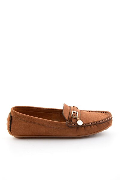 Bambi Taba Kadın Loafer Ayakkabı K01309000772