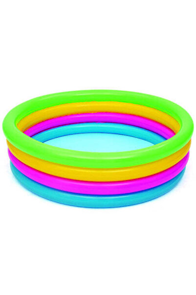 BESTWAY Piscină gonflabilă cu 4 inele colorate