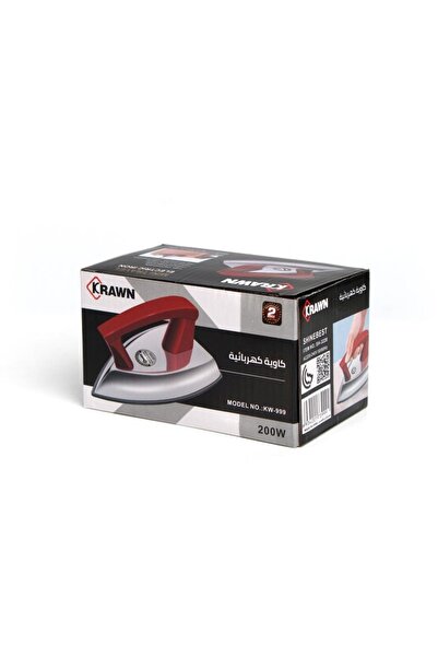 KRAWN Compact electric travel iron, model KW-999, Crown brand.