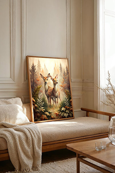 Dekorsiahome Tablou dintr-o singură bucată cu ramă din lemn TK3114