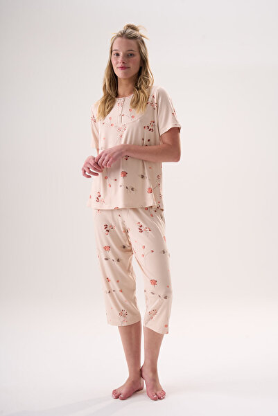 Etoile Bamboo Short Sleeve Women's Capri Set 26413