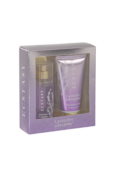 Ecstasy Σετ δώρου Lavender Whisper, Κρέμα σώματος 90 ml + Σπρέι σώματος 90 ml