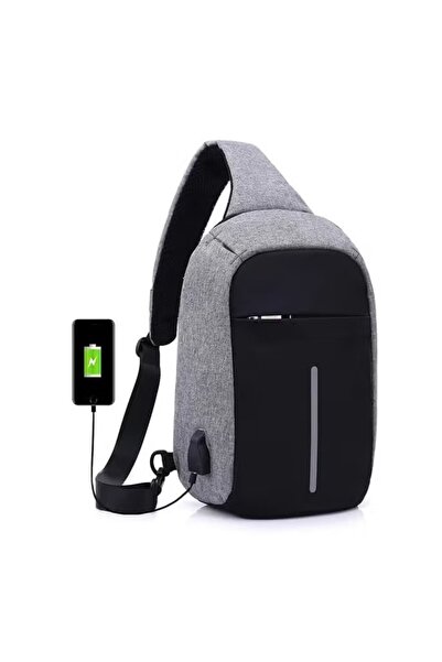 Primo Plus Anti-Theft Sling Backpack with USB Charging Port, Waterproof Cross...