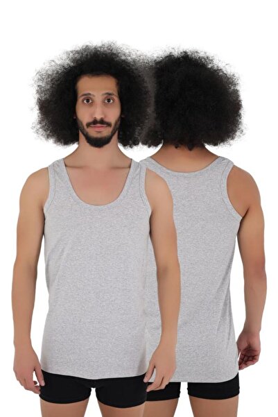 CENNETOĞLU Men's White 100% Cotton Combed Cotton Undershirt Economical Single...